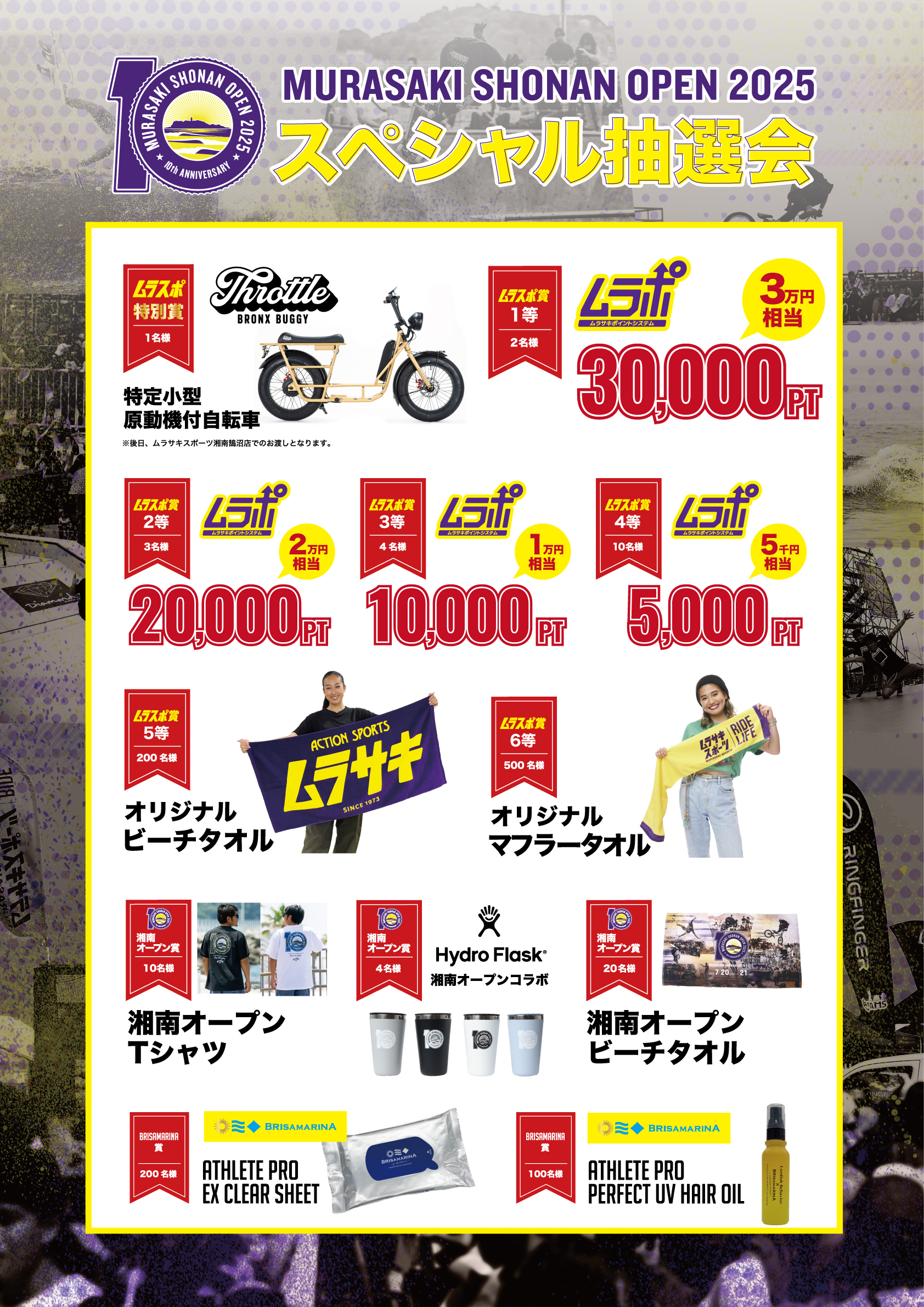 スペシャル抽選会景品一覧