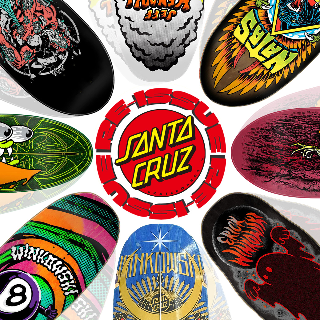 2025復刻！SANTA CRUZ SKATEBOARDS(サンタクルーズ)から懐かしいデッキが戻ってきました！