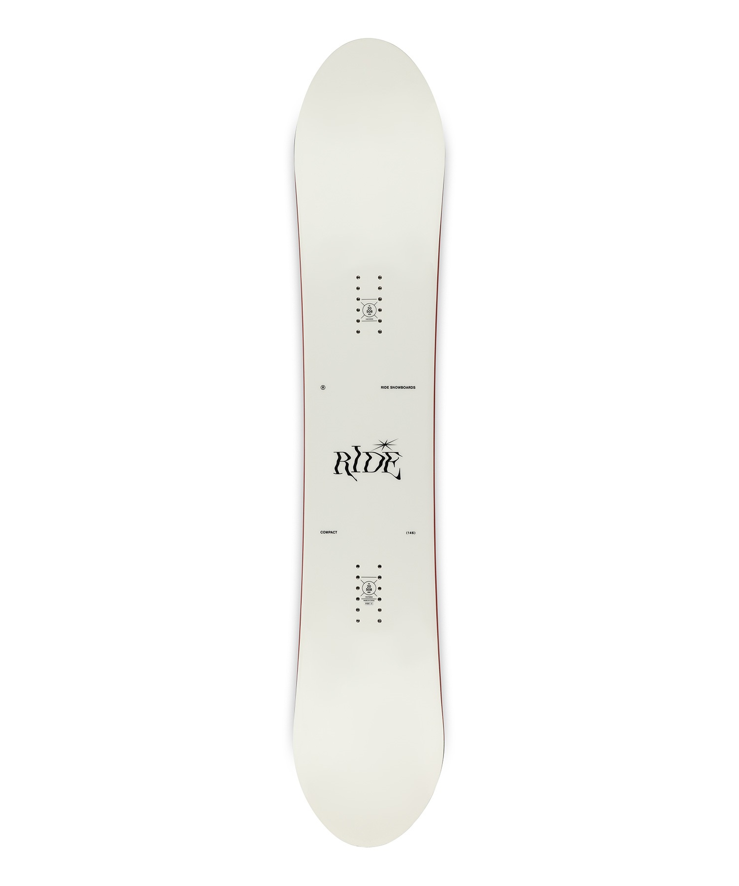 セットアイテム対象 RIDE ライド スノーボード 板 メンズ COMPACT ムラサキスポーツ 24-25モデル LL A26(ONECOLOR-138cm)