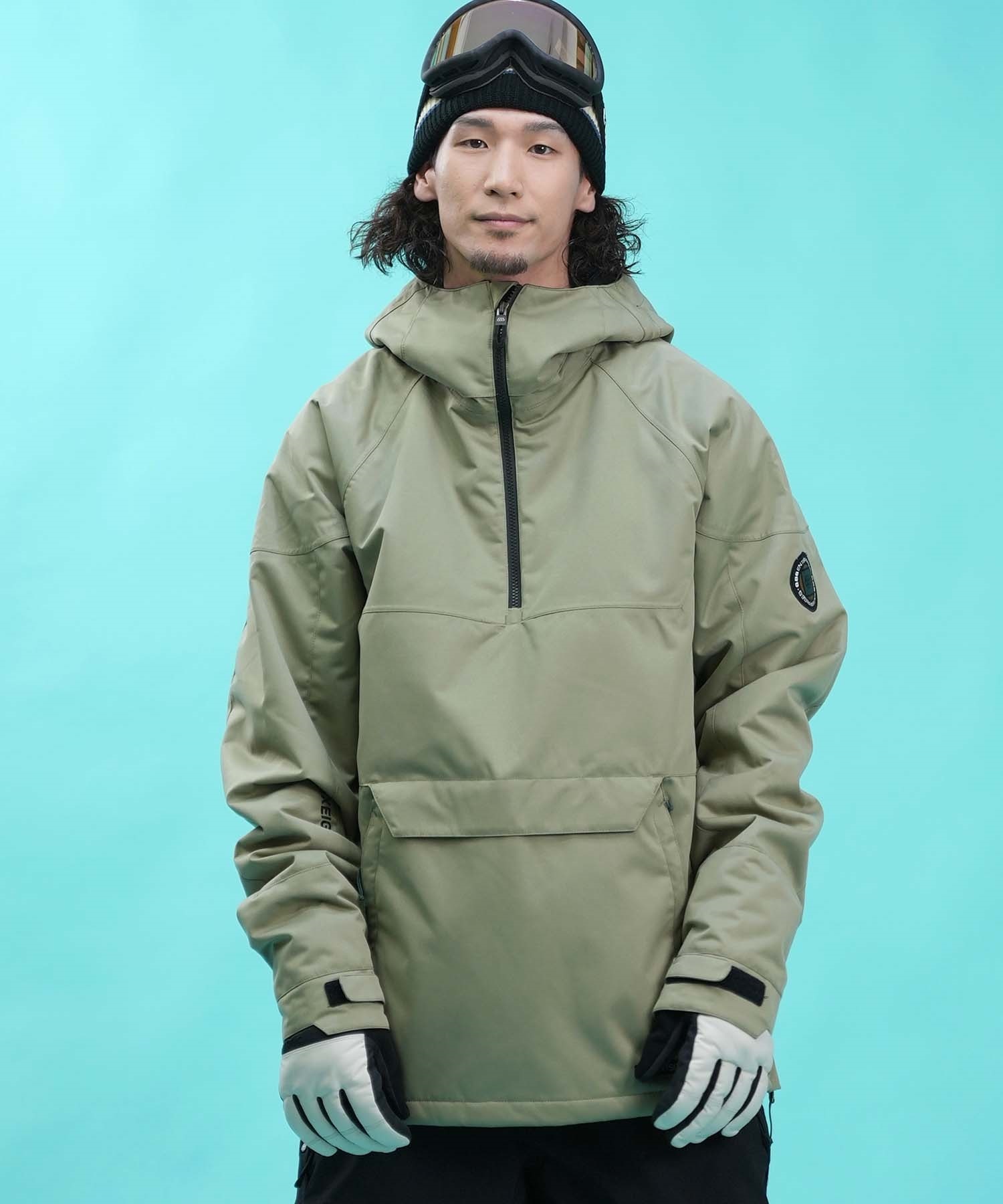 セットアイテム対象  686 シックスエイトシックス RENEWAL INSULATED ANORAK ユニセックス スノーボード ウェア ジャケット 24-25モデル M2W116 LL(SAGE-S)