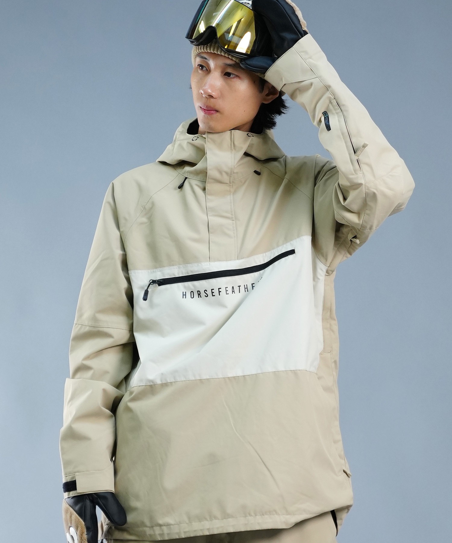 セットアイテム対象  Horsefeathers ホースフェザーズ スノーボード ウェア ジャケット ユニセックス JK DONNIE ムラサキスポーツ 24-25モデル LL D25(MOJAV-XS)