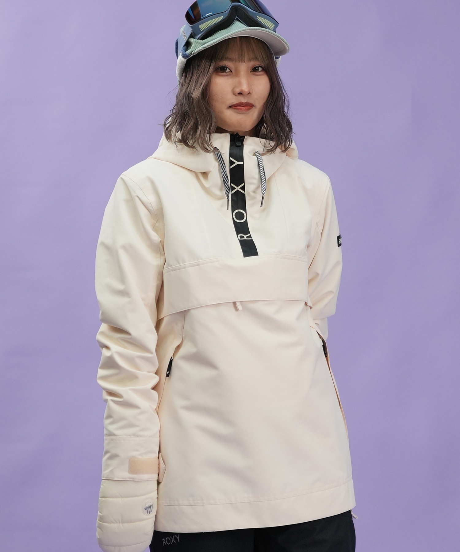 セットアイテム対象  ROXY ロキシー スノーボード ウェア ジャケット レディース SHELTER JK ムラサキスポーツ 24-25モデル LX D19(TDQ0-M)