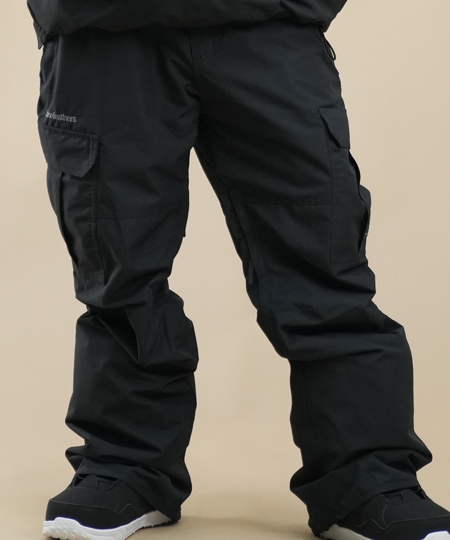 セットアイテム対象  Horsefeathers ホースフェザーズ スノーボード ウェア パンツ ユニセックス PT ROWEN ムラサキスポーツ 24-25モデル LL D25(BLACK-XS)