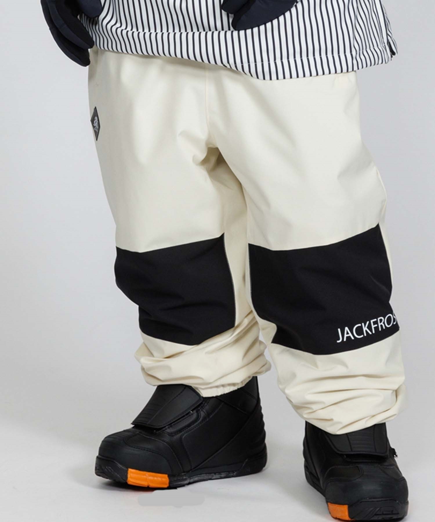 セットアイテム対象  JACK FROST ジャックフロスト スノーボード ウェア パンツ ユニセックス WIDE ムラサキスポーツ 24-25モデル LX D25(OWHT-S)