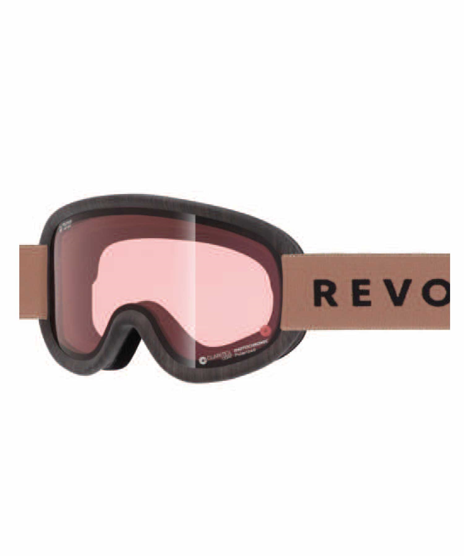 REVOLT リボルト スノーボード ゴーグル ユニセックス 調光レンズ 平面レンズ SUPER LIGHT FRAME R25MBW ムラサキスポーツ 24-25モデル LL J17(PCPP-ONESIZE)