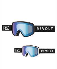 REVOLT リボルト スノーボード ゴーグル ユニセックス 調光レンズ 平面レンズ FLAT LIGHT FRAME RC ムラサキスポーツ 24-25モデル LL J17