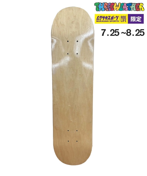 旧モデル スケートボード デッキ THREE WEATHER スリーウェザー デッキ 7.25～8.25inch ハードデッキ TWTDKK 大人 子供