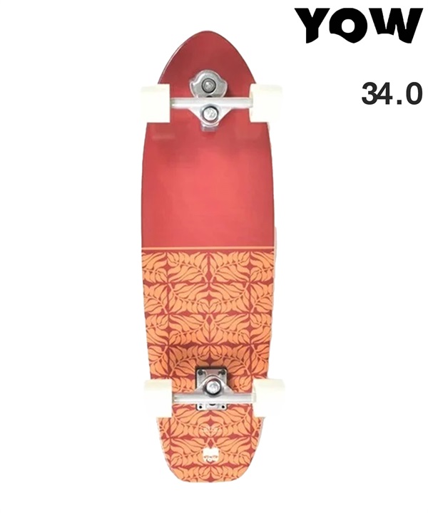 YOW ヤウ ロング スケートボード コンプリート 34.0inchTEAHUPOO POWER
