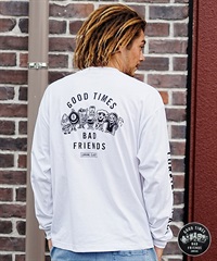 LURKING CLASS ラーキングクラス メンズ 長袖 Tシャツ ロンT バックプリント スリーブロゴ ST23FTM08 ムラサキスポーツ限定