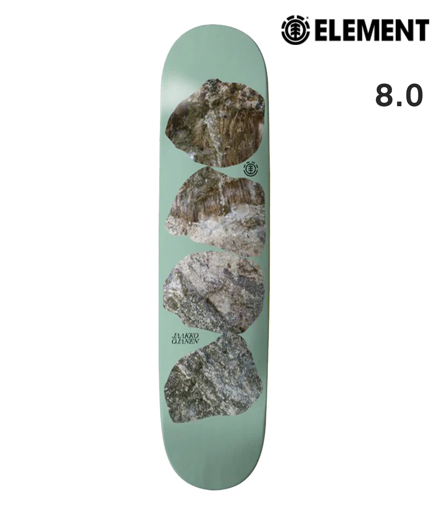 ELEMENT エレメント スケートボード デッキ STACK JAAKKO OJANEN  8inch BE027-032 ムラサキスポーツ(MU-8inch)