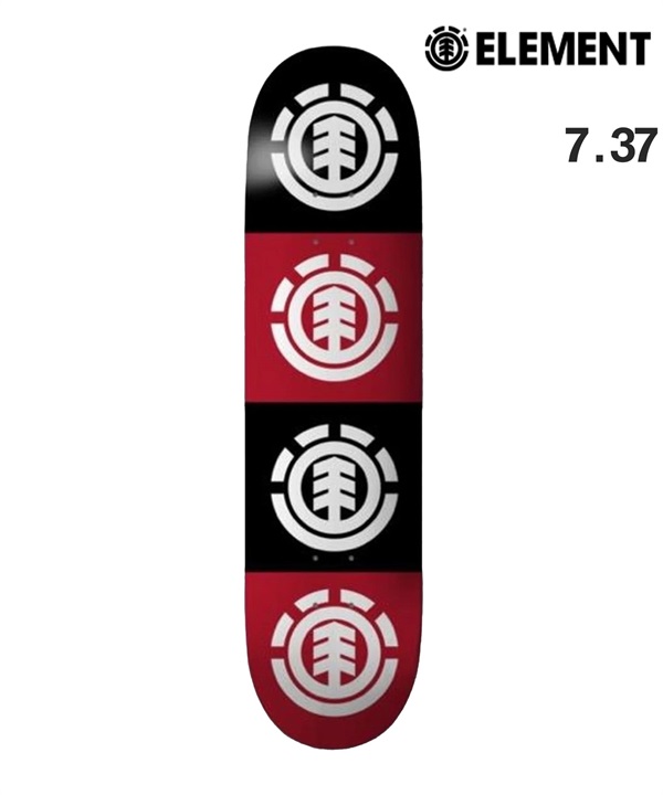 ELEMENT エレメント スケートボード デッキ キッズ 7.37inch SECTION ムラサキスポーツ