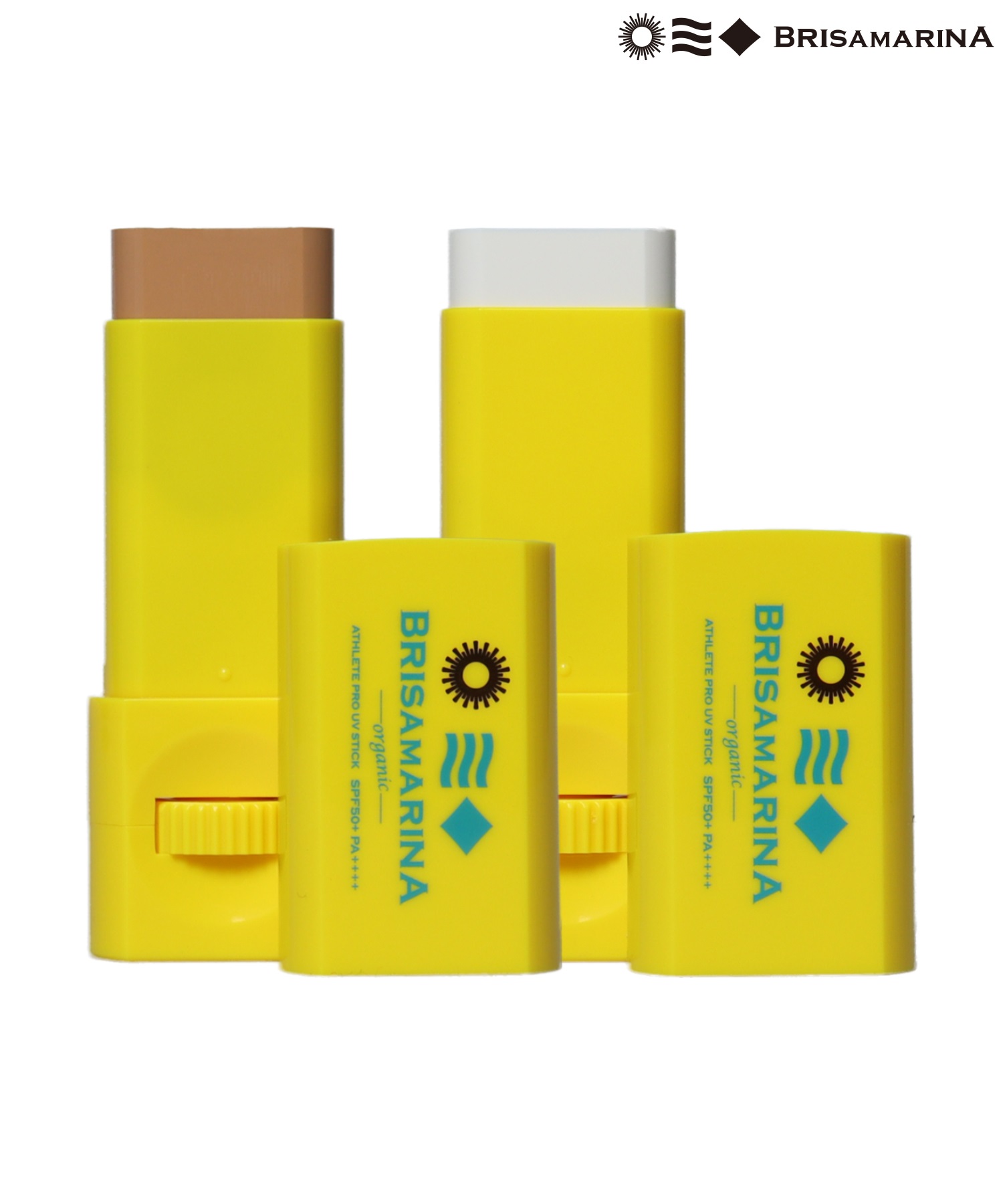 BRISA MARINA ブリサマリーナ アスリートプロ UVスティック 11.5g 日焼け止め ミラー付き サーフィン ムラサキスポーツ(WHT-ONE)