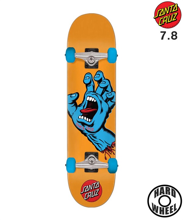 SANTA CRUZ サンタクルーズ スケートボード コンプリート7.8inch MID SCREAMING HAND ムラサキスポーツ