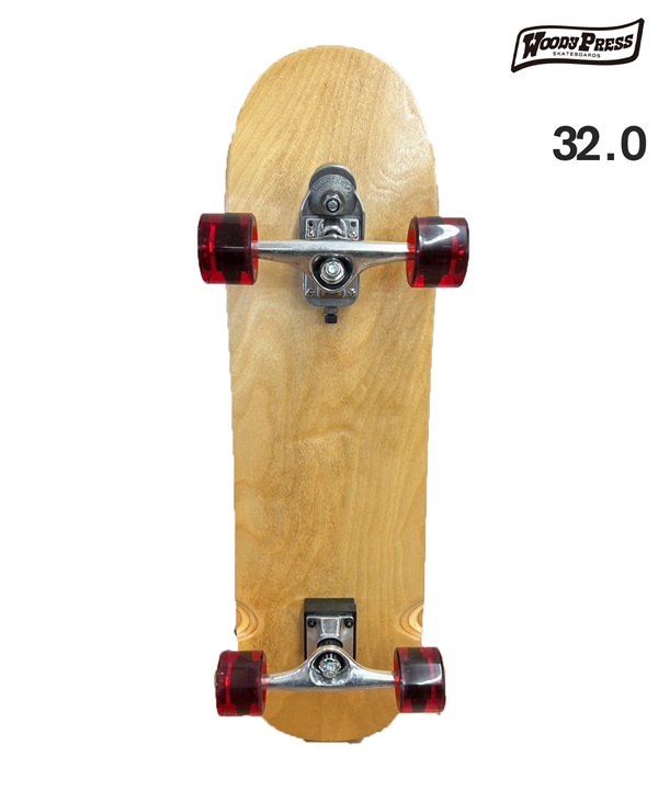 オンラインストア限定 WOODY PRESS ウッディープレス スケートボード サーフスケート 32.0inch WOODY32 ムラサキスポーツ