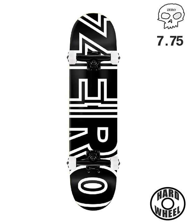 ZERO ゼロ スケートボード コンプリート 7.75inch BOLD CLASSIC BLACK #05 ムラサキスポーツ