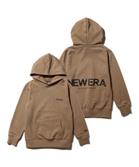 NEW ERA ニューエラ パーカー キッズ Youth 裏毛 スウェット プルオーバーフーディー The Origin ミルクティー セットアップ対応 14325127