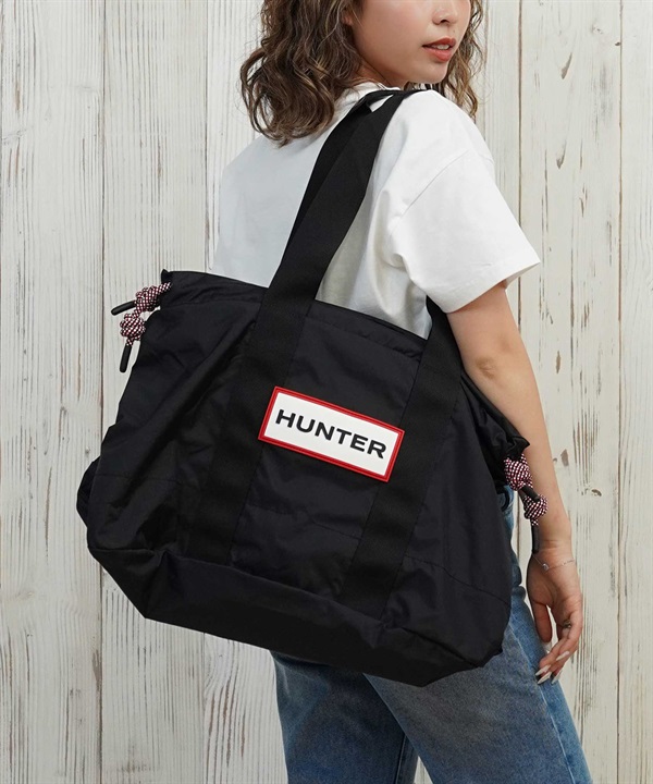 HUNTER ハンター ショルダーバッグ 肩掛け トートバッグ 大容量 トラベル リップストップ ホールドオール UBW3603NRS-RBO