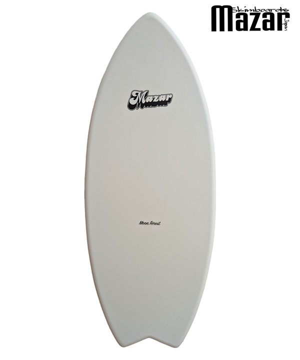 MAZAR マザー BASIC+FISH ベーシック＋フィッシュ 131cm スキムボード ムラサキスポーツ(WHT-131cm)