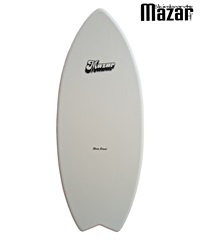MAZAR マザー BASIC+FISH ベーシック＋フィッシュ 131cm スキムボード ムラサキスポーツ(WHT-131cm)