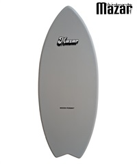 MAZAR マザー BASIC+FISH ベーシック＋フィッシュ 131cm スキムボード ムラサキスポーツ(GRY-131cm)