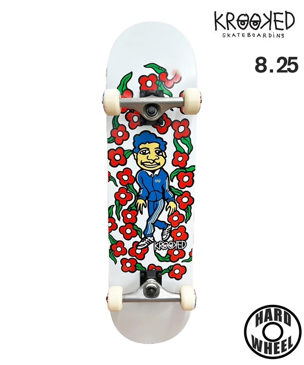 KROOKED クルキッド スケートボード コンプリートセット 8.25inch ムラサキスポーツ