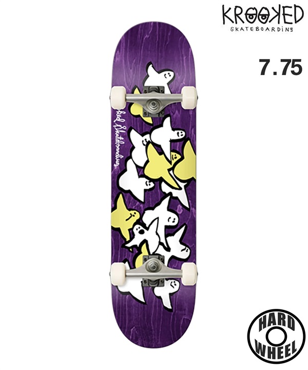 KROOKED  クルキッド スケートボード コンプリート 7.75inch BIRDS ムラサキスポーツ