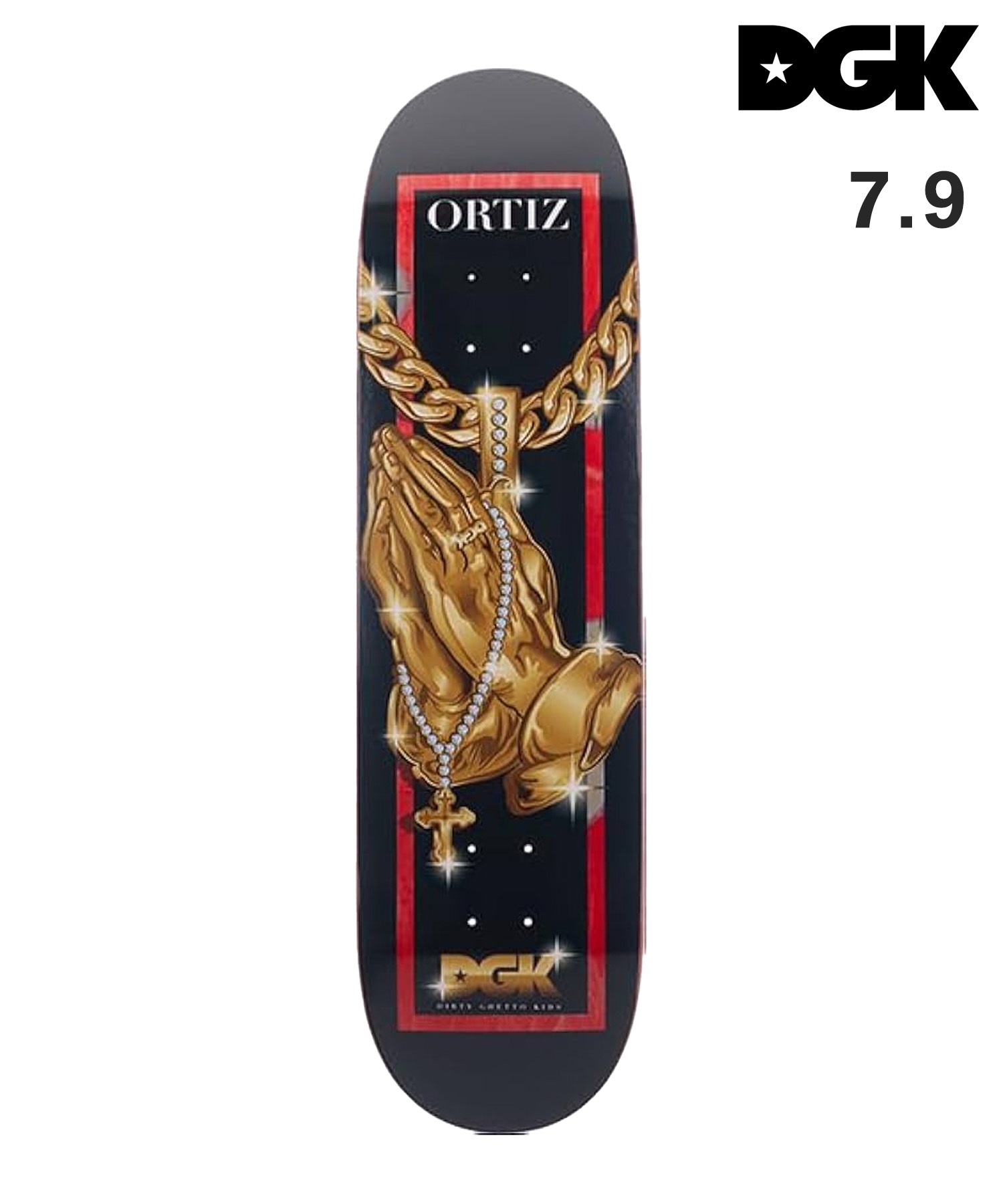 DGK ディージーケー スケートボード デッキ 7.9inch ICED(CO-7.9inch)