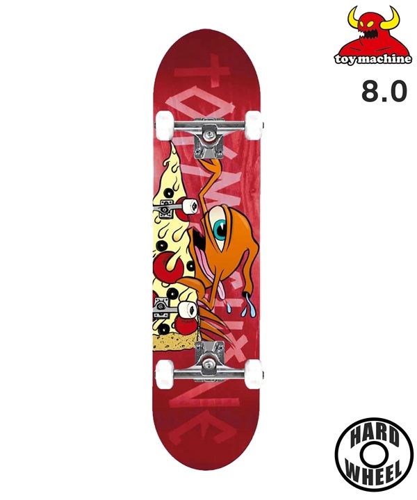 TOY MACHINE トイマシーン スケートボード コンプリート 8.0inch PIZZA SECT #05 ムラサキスポーツ