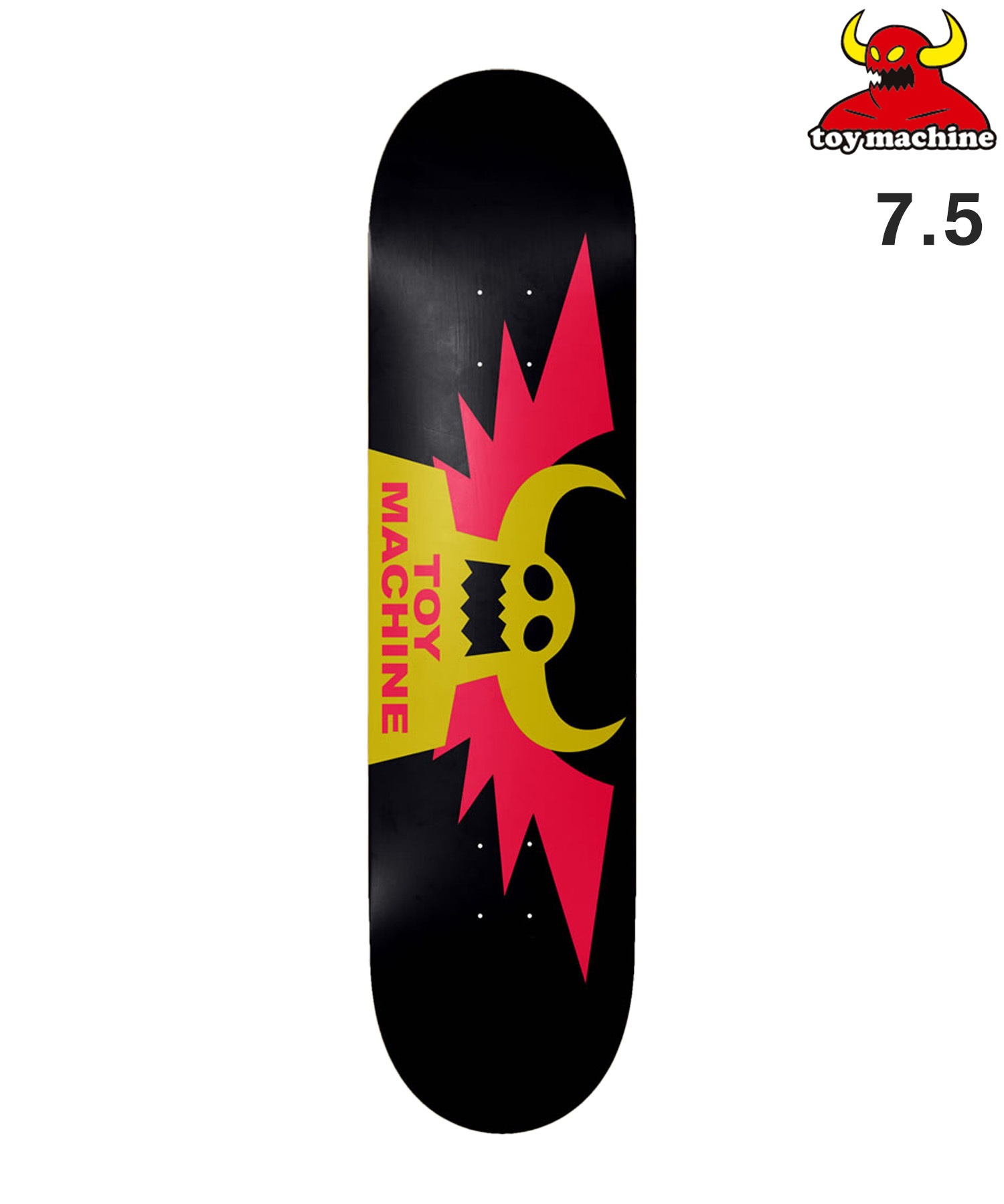 TOYMACHINE トイマシーン スケートボード デッキ 7.5inch WINGED ムラサキスポーツ(ONE-7.5inch)