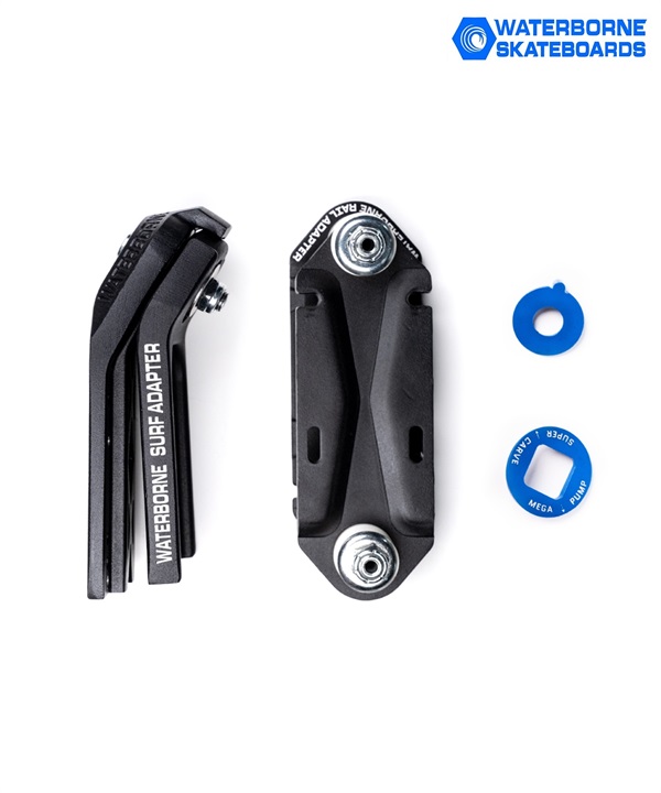 WATERBOURNE ウォーターボーン スケートボード サーフ トラック アダプター FIN SYSTEM SURF AND RAIL ADAPTER ムラサキスポーツ