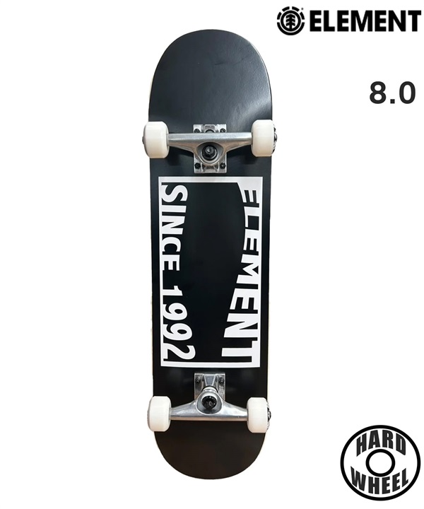 ELEMENT エレメント スケートボード コンプリート 8.0inch  LABEL ムラサキスポーツ