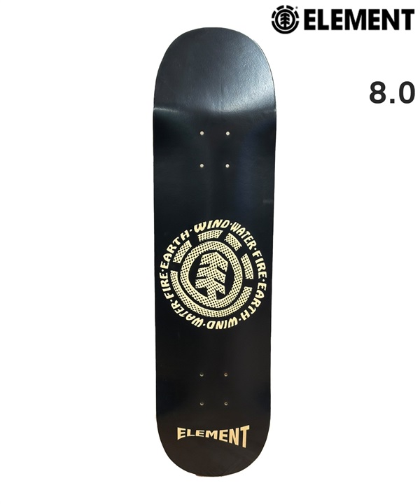 ELEMENT エレメント スケートボード デッキ 8.0inch SURFACE BLACK BF027-U02 ムラサキスポーツ