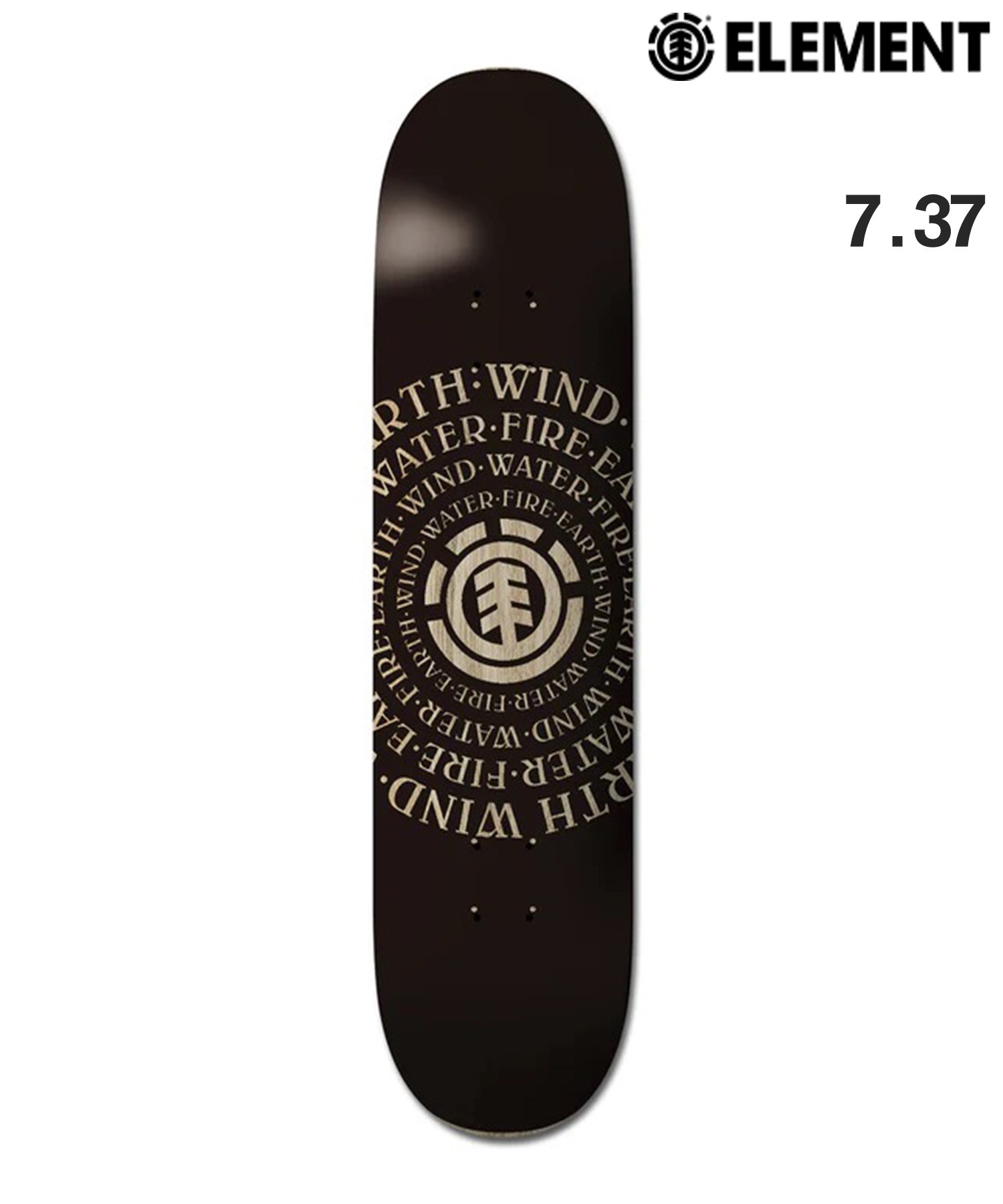 ELEMENT エレメント スケートボード キッズ デッキ 7.3inch SEALERS BLACK BF027-024 ムラサキスポーツ(BLK-7.3inch)