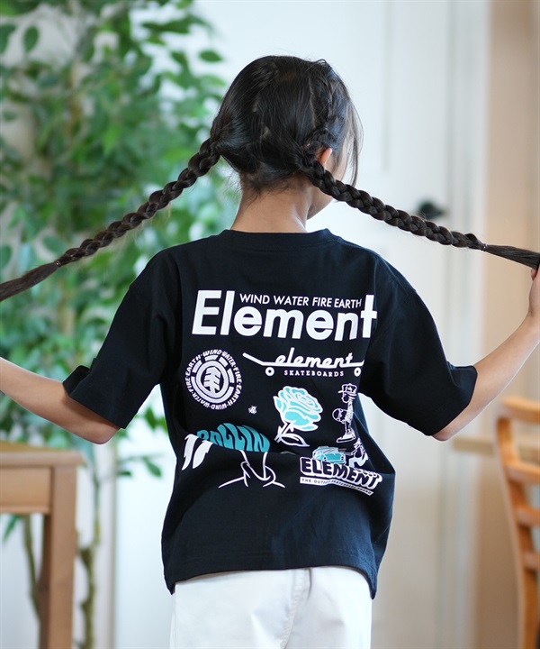 ELEMENT エレメント Tシャツ キッズ 半袖 バックプリント AGE OF SS YOUTH BF025-230