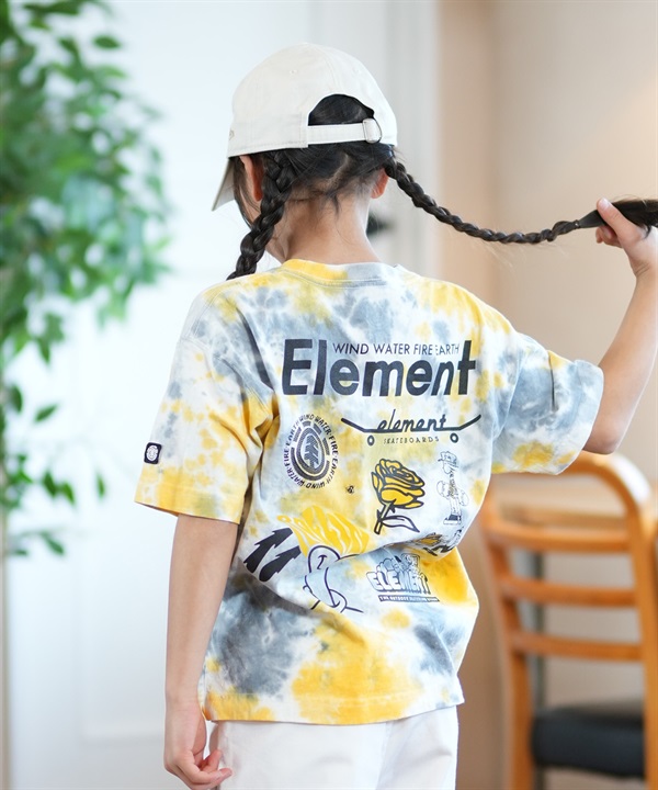 ELEMENT エレメント Tシャツ キッズ 半袖 バックプリント AGE OF SS YOUTH BF025-230