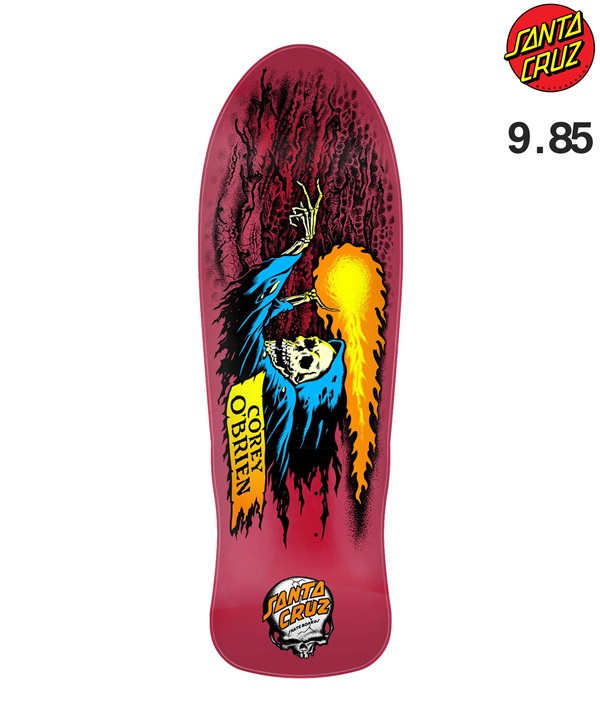 SANTA CRUZ サンタクルーズ スケートボード デッキ 9.85inch REISSUE OBRIEN REAPER ムラサキスポーツ