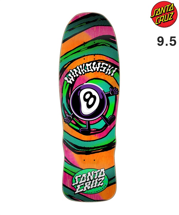 SANTA CRUZ サンタクルーズ スケートボード デッキ 9.5inch WINKOWSKI VERTIGO ムラサキスポーツ