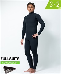 THREE WEATHER スリーウェザー LCZ JERSEY 3X2mm ロングチェストジップ メンズ ウェットスーツ フルスーツ ムラサキスポーツ