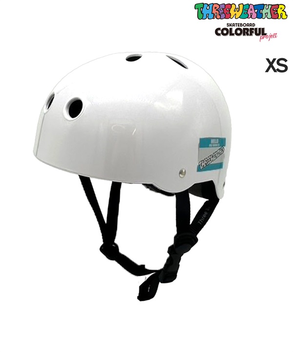 THREE WEATHER スリーウェザー スケートボード ヘルメット COLOFULPROJECT HELMET KIDS ムラサキスポーツ