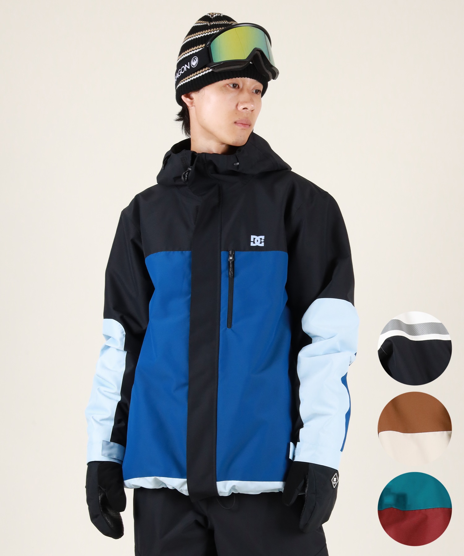 【早期購入】DC ディーシー スノーボード ウェア ジャケット ユニセックス DEFIANT JACKET ムラサキスポーツ 25-26モデル MM E1(XWWK-S)