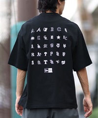NEW ERA ニューエラ 半袖 Tシャツ メンズ バックプリント MLB ロゴ オーバーサイズ 14410064