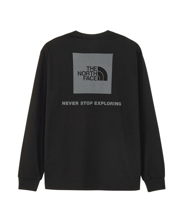 THE NORTH FACE ザ・ノース・フェイス 長袖 Tシャツ ロンT メンズ ロゴ ロングスリーブバックスクエアロゴティー NT32442