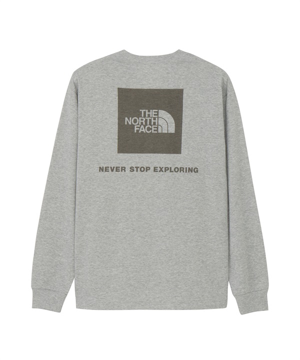 THE NORTH FACE ザ・ノース・フェイス 長袖 Tシャツ ロンT メンズ ロゴ ロングスリーブバックスクエアロゴティー NT32442