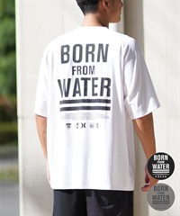 Hurley ハーレー ラッシュガード 半袖 メンズ Tシャツ バックプリント オーバーサイズ 水陸両用 UVカット MUSS251030