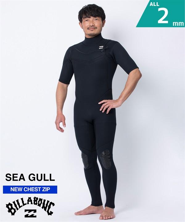BILLABONG ビラボン NCZ LIMITED 2X2mm BF018-054 チェストジップ メンズ ウェットスーツ シーガル ムラサキスポーツ限定