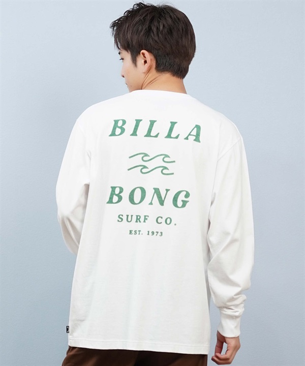 BILLABONG ビラボン 長袖 Tシャツ ロンT メンズ バックプリント ONE TIME BF012-050