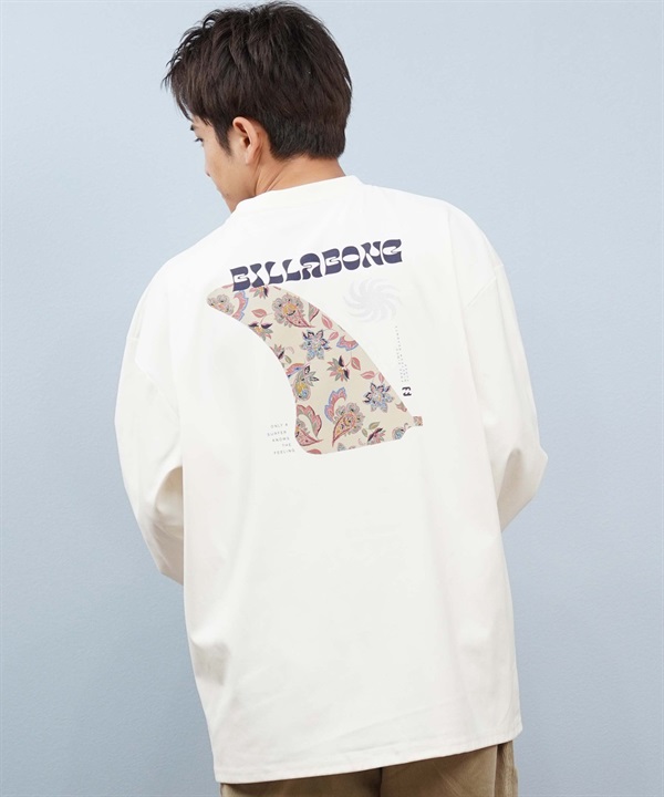 BILLABONG ビラボン 長袖 Tシャツ ロンT メンズ バックプリント 水陸両用 UVカット WARM SOFTTY LS BF012-854