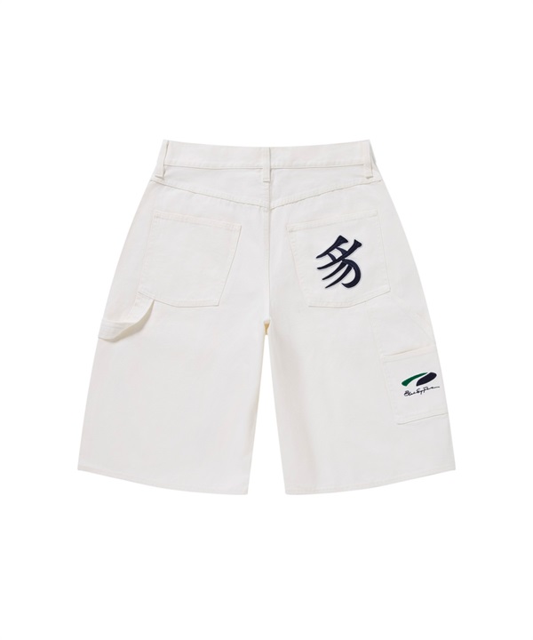 【8月30日発売】PUMA プーマ ハーフパンツ ショートパンツ メンズ PUMA × BlackEyePatch KANJI ツイル ペインター ショーツ 636085