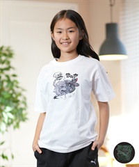 PUMA プーマ × TMNT ティーンエイジ・ミュータント・ニンジャ・タートルズ コラボ Tシャツ キッズ 半袖 630084