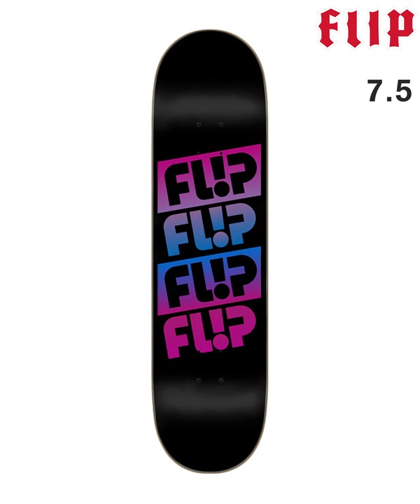 FLIP フリップ スケートボード デッキ キッズ 7.37inch～7.75inch LTD QUATTRO BRITES ムラサキスポーツ